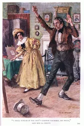 Je vais crier si vous ne vous calmez pas, M. Noggs, dit Mlle La Creevy